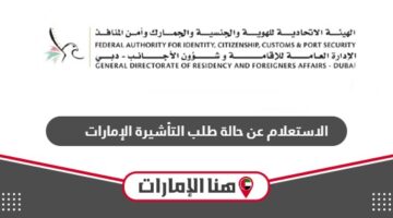 الاستعلام عن حالة طلب التأشيرة في الإمارات 2024