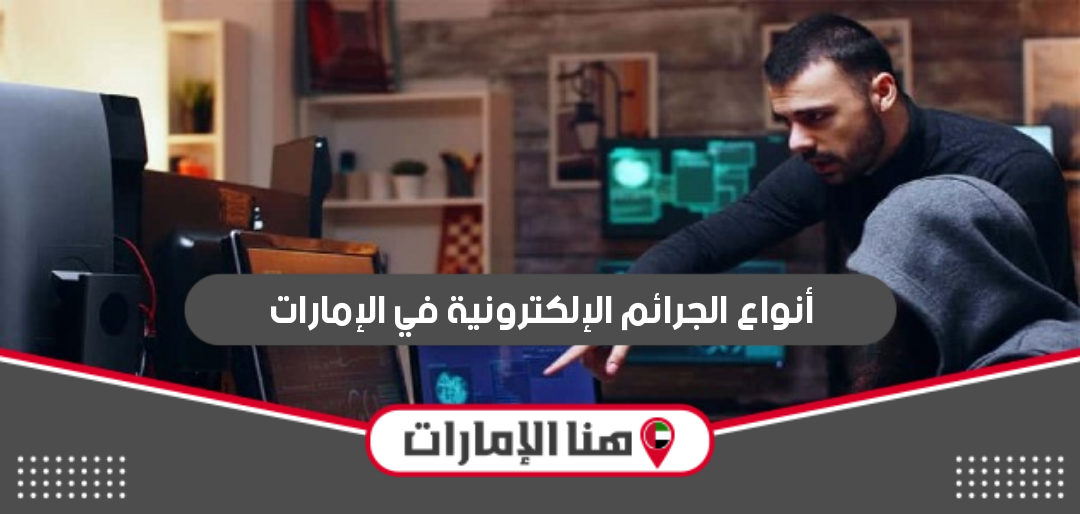 أنواع الجرائم الإلكترونية في الإمارات